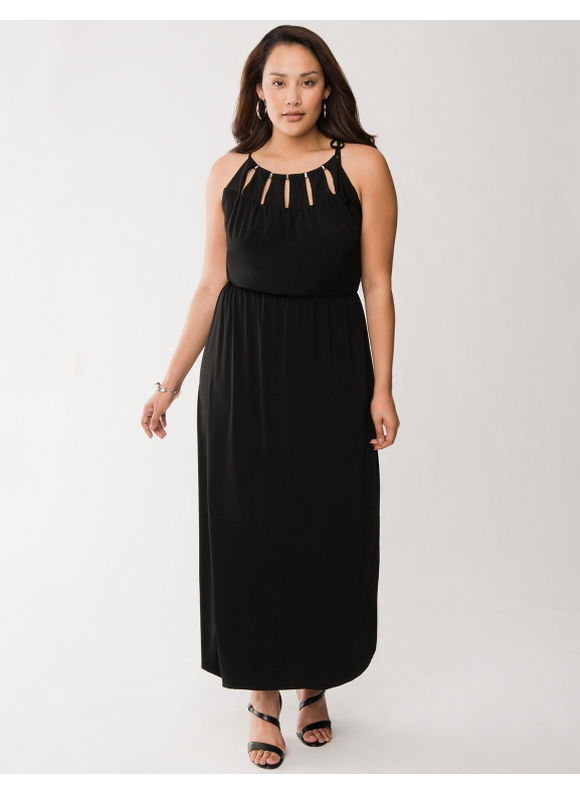 Lane Bryant Plus Size Hardware maxi dress - - Women's Size 1416,1820 ...