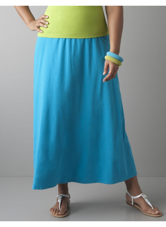 Lane Bryant Knit maxi skirt - Women's Plus Size/Vivid blue - Size