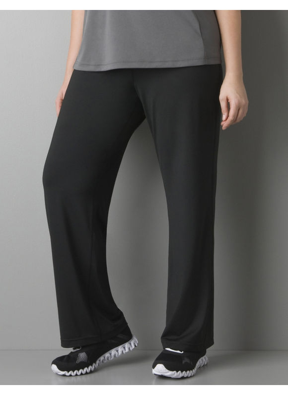 Lane Bryant Exposed elastic waist fitness pant by Reebok - Women's