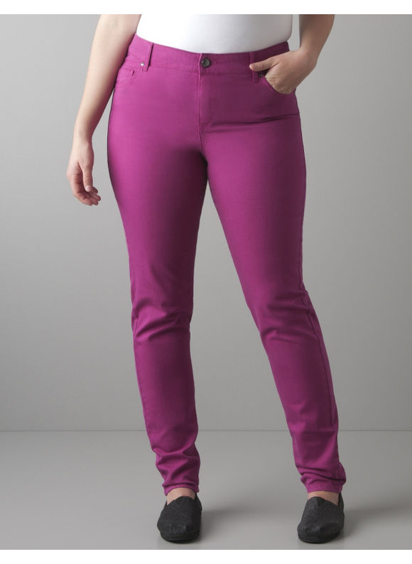 Pasazz.net Favorite - Lane Bryant Colored skinny jean - Women's Plus Size/Beet root purple -
