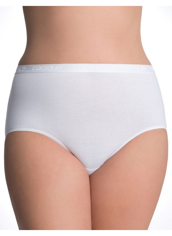 Lane Bryant Sassy cotton brief panty - Women's Plus Size/White - Size 22/24