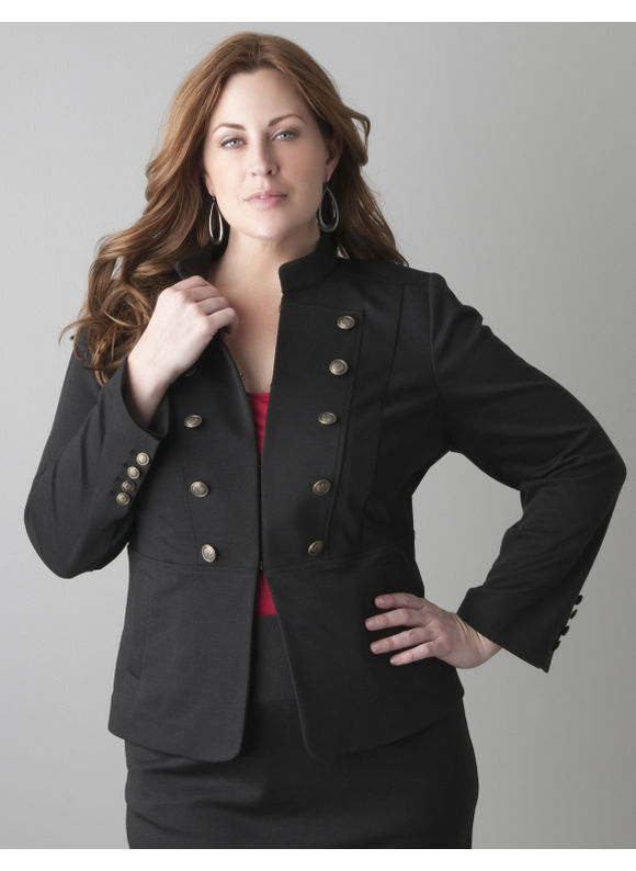 business jackets for plus size