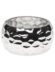 Textured metal hinge bracelet