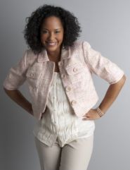 Tweed cropped jacket