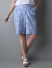 Gingham Bermuda short
