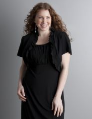 Smocked ruffle shrug