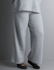 Wide leg drawstring pant