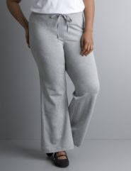 French terry drawstring pant