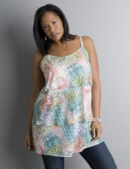 Tiered  ruffle 