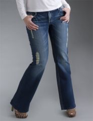Seven7 deconstructed flare jean
