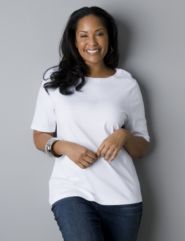 Supima&reg; cotton crewneck tee