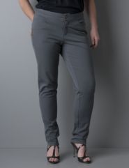 Slim leg stretch pant