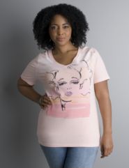 Face screen tee