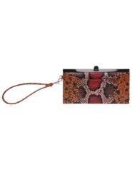 Snakeskin print wallet
