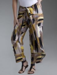 Patterned sarong pant