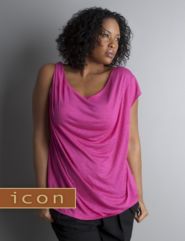 Icon Collection one shoulder twisted tank
