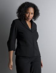 Icon Collection snap close suiting jacket