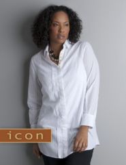 Icon Collection long hidden placket top