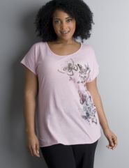 Butterfly screen tee