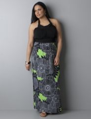 Floral print maxi dress