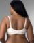 Full figure cotton plunge push up bra