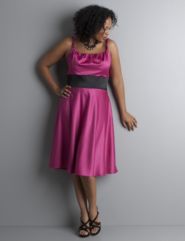 Satin finish party dress