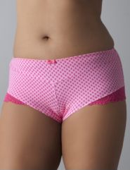 Lace trim boyshort