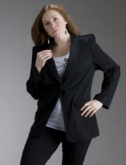 Ponte knit blazer