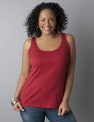 Supima&reg; cotton ribbed tank