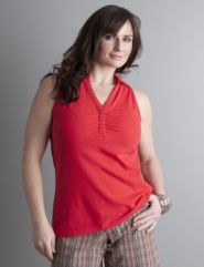 Supima&reg; cotton sleeveless polo