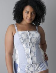 Seersucker corset