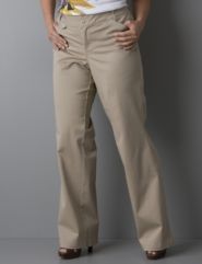 Bootleg twill pant