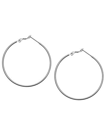 Medium hoop earrings