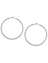 Oversized hoop earrings