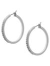 Cubic zirconium hoop earrings