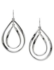 Double teardrop earrings