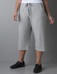 Ruffle pocket capri pant
