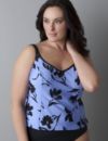 Miraclesuit&reg; tropical print swim top