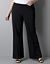 Ponte knit wide leg pant by Lane Bryant