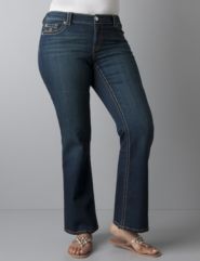 Seven7 embellished pocket bootcut jean