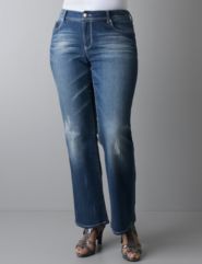 Seven7 sequin pocket bootcut jean
