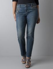 Seven7 Rockaholic straight leg jean