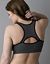 Cotton criss-cross sports bra by Marika