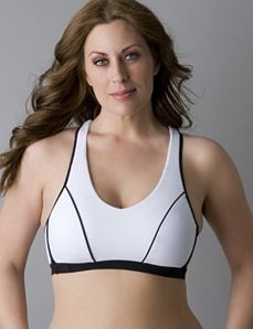 Microfiber racerback sports bra by Marika Miracles