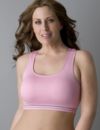 Microfiber seamless sports bra