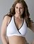 Microfiber criss-cross sports bra by Marika