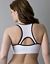 Microfiber criss-cross sports bra by Marika