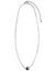 Silvertone ball necklace