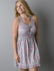 Rose print chemise