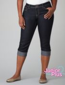 Cuffed Denim Crops